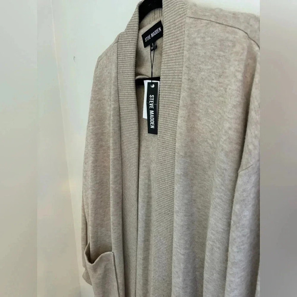 Steve Madden Marla Open Front Long Cardigan NWT - Picture 9 of 9